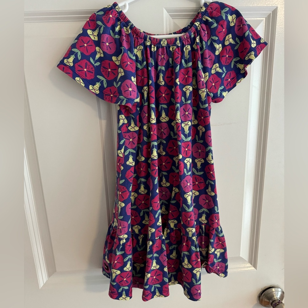 Tea Collection Twirl Drop Skirt Dress - floral print